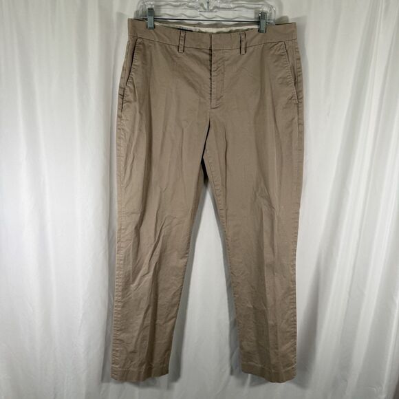 J. Crew Flex Bedford Chino Pants Men's 34x32 Flat Front Mid Rise Cotton Blend - Picture 1 of 10